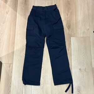 Brandy Melville Navy Cargo Pants